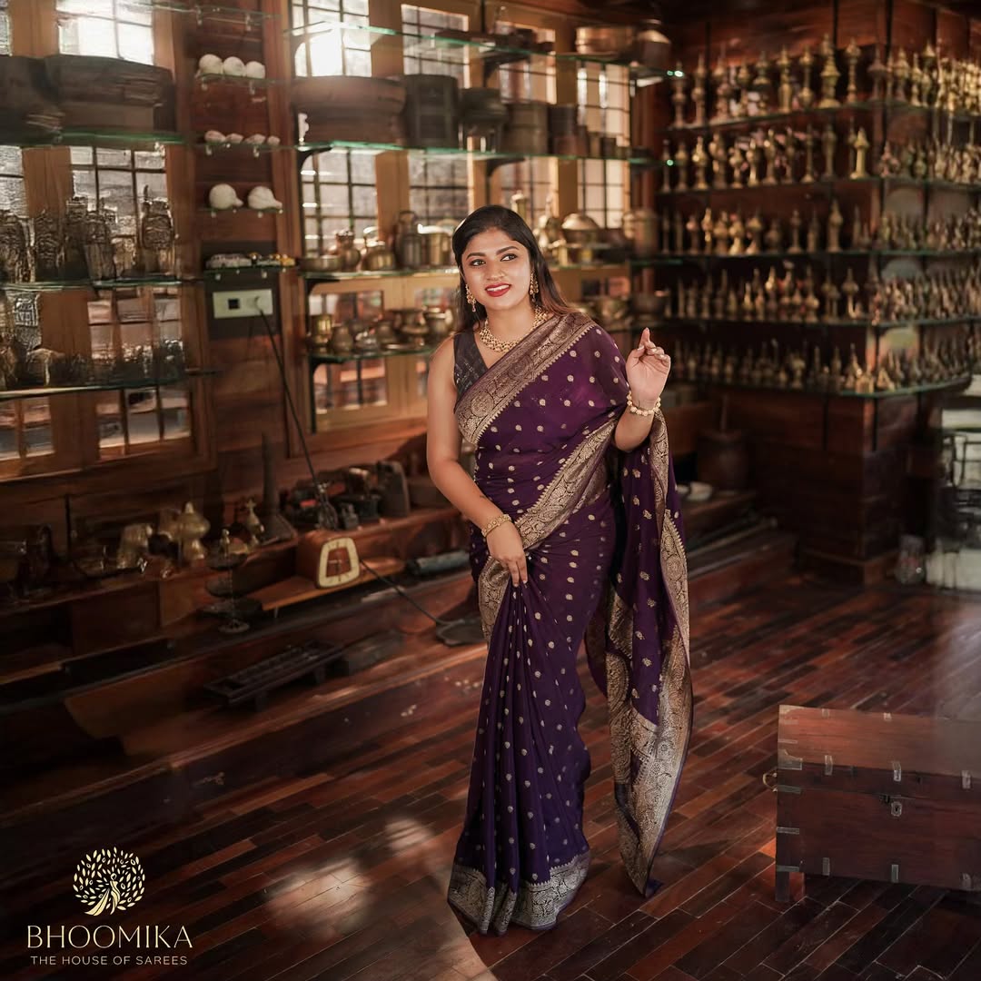 Motif Kancheevarams Silk Saree